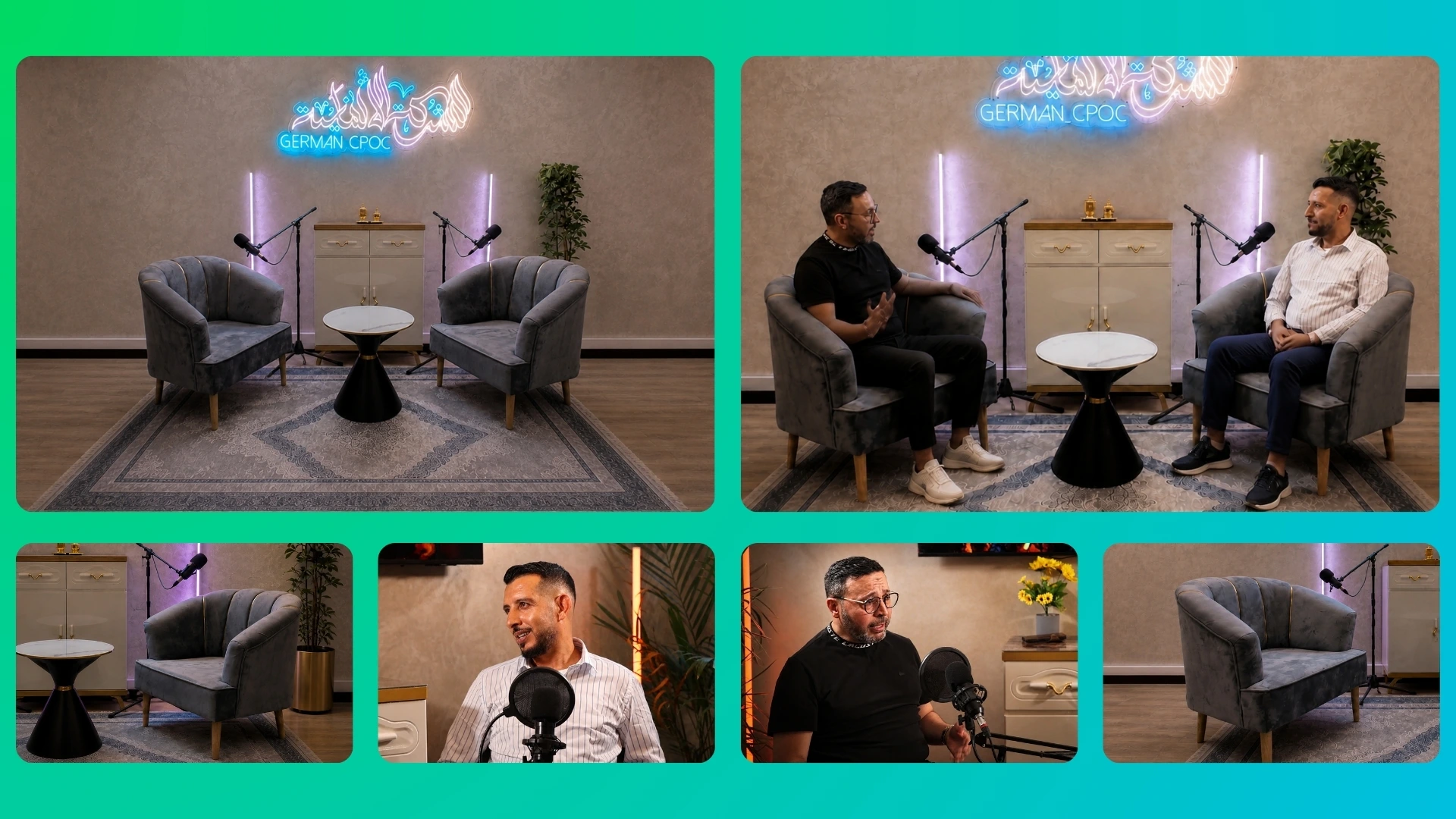 Podcast production and recording
